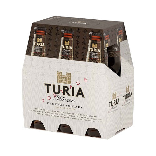 TURIA Marzen Pack cerveza tostada 6 bot. x 25 cl