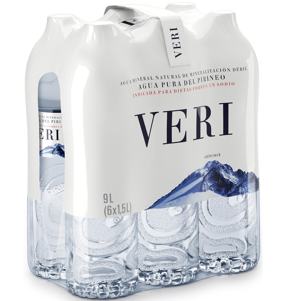 VERI Agua mineral pack de 6 uds. x 1,5 L