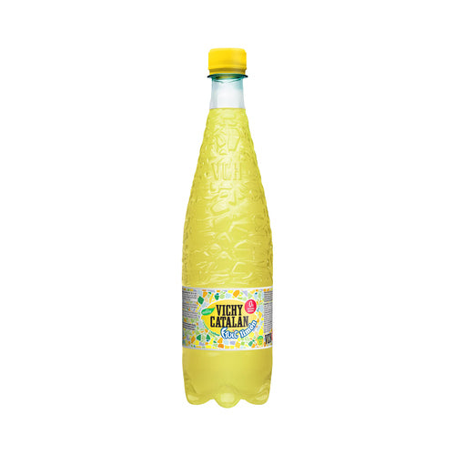 VICHY CATALAN FRUIT Agua mineral sabor a limón sin azúcares añadidos botella 1,2 L