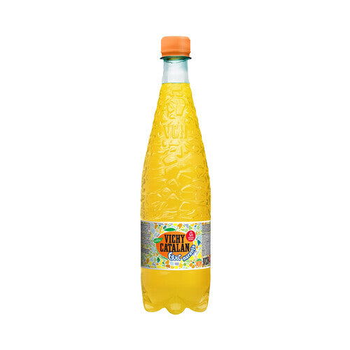 VICHY CATALAN Agua mineral con sabor a naranja sin azúcares añadidos botella 1,2 L