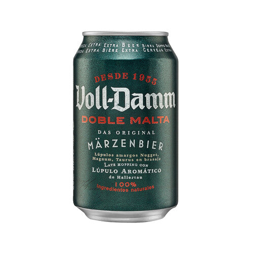 VOLL-DAMM Cerveza doble malta Lata 33 cl