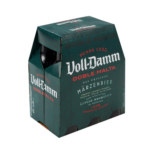 VOLL-DAMM Cerveza doble malta pack 6 x 25 cl